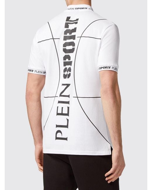 Philipp Plein White Polo Shirt for men