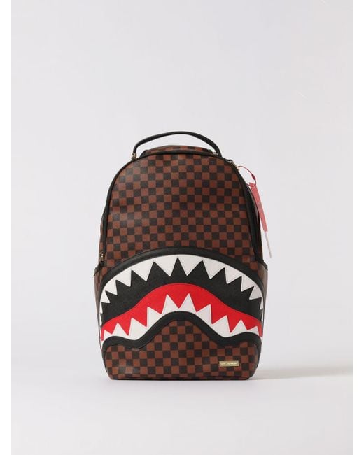 Zaino Sawtooth Sharks di Sprayground in Red da Uomo
