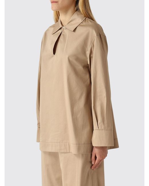 Max Mara Natural Cotton Poplin Blouse