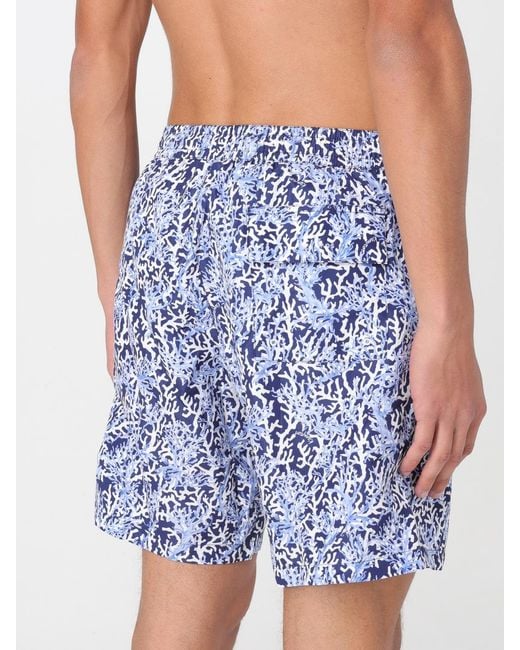 Kampos Blue Patterned Swimsuit for men