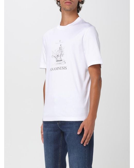 Brunello Cucinelli T-Shirt Herren in White für Herren