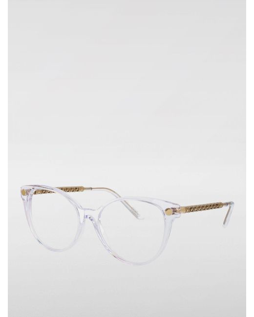 Versace White Optical Frames
