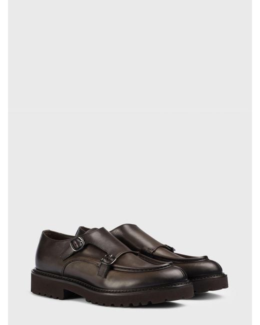 Monk Strap di Doucal's in White da Uomo