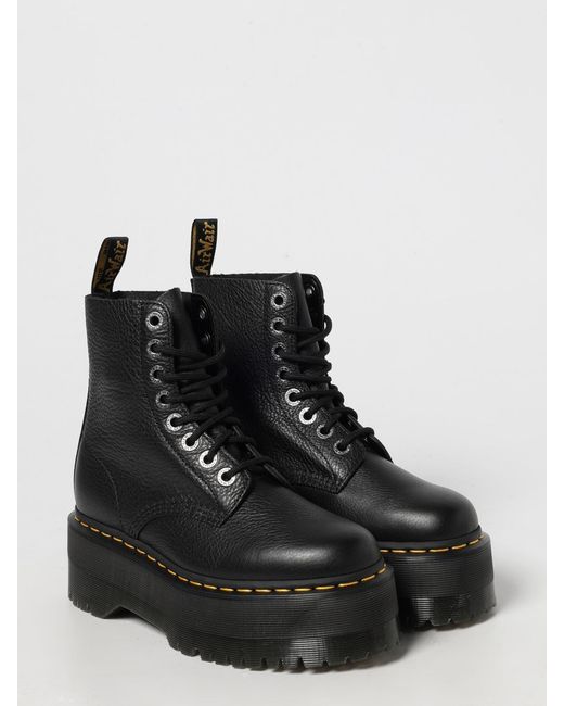Dr. Martens Black Flat Shoes