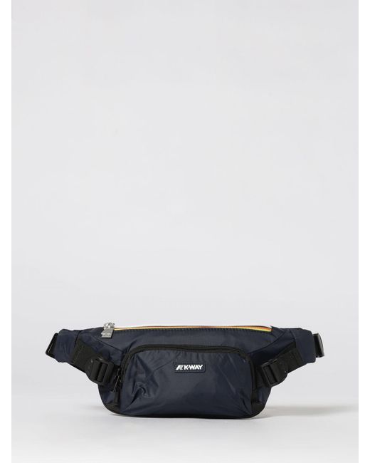 K-Way White Fericy Ripstop Nylon Belt Bag for men