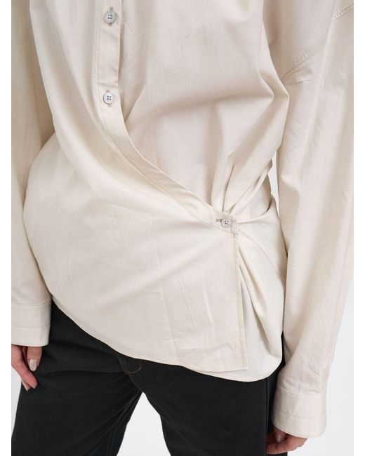 Lemaire Natural Camicia Intrecciata