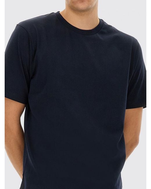 Studio Nicholson Blue Basic Cotton T-Shirt for men