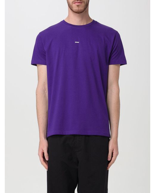 Daniele Alessandrini Purple T-shirt for men