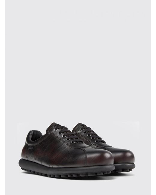 Camper Black Pelotas Vegetable-Tanned Leather Sneakers for men