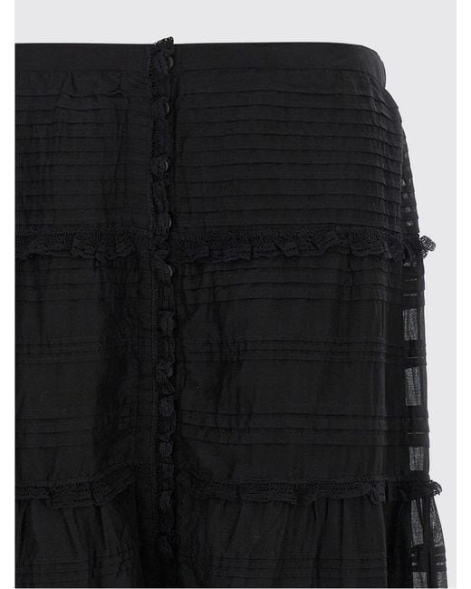 Isabel Marant Blue Dusta Cotton Skirt