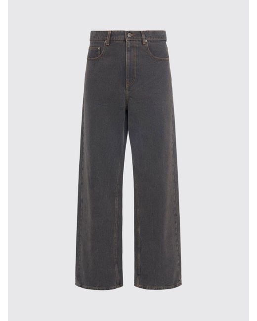 Golden Goose Deluxe Brand Gray Used Denim Wide Leg Jeans for men