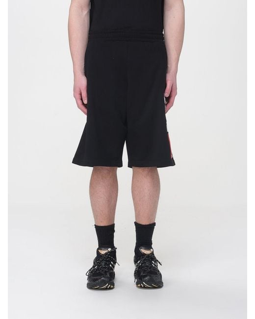 DIESEL Black Cotton Shorts for men