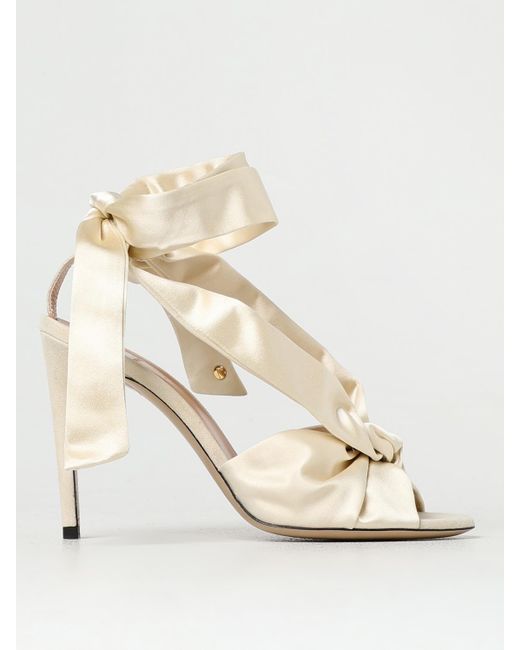 Moschino Couture Natural Heeled Sandals