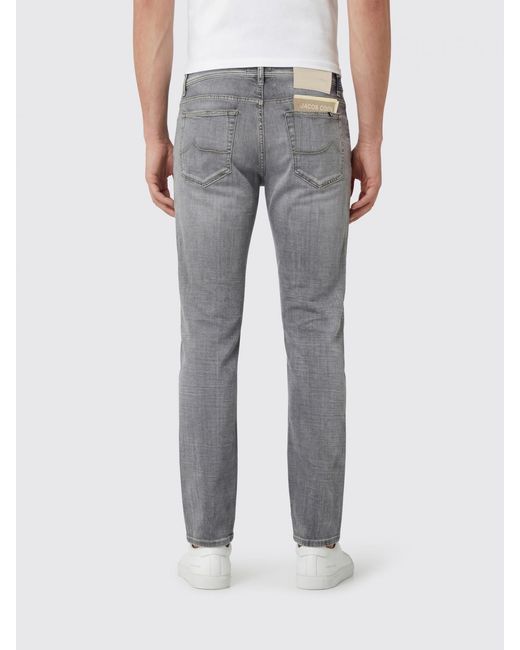 Jacob Cohen Gray Slim Fit Denim Jeans for men