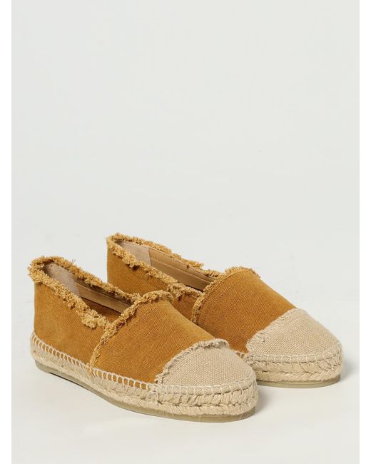 Castaner Brown Comfortable Slip-On Espadrilles With Jute Sole For Everyday Casual Wear