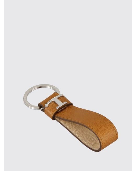 Tod's White Keyring for men