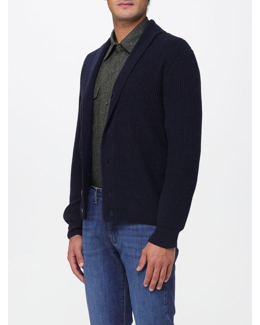 Cardigan di Brooksfield in Blue da Uomo
