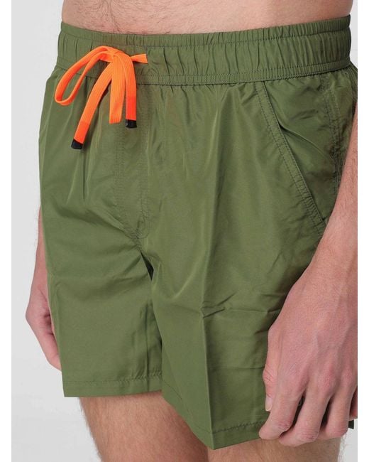 Suns Boards Green Nylon Swimsuit for men