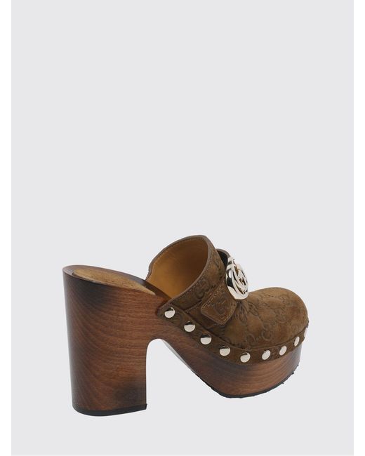 Gucci Brown High Heel Shoes