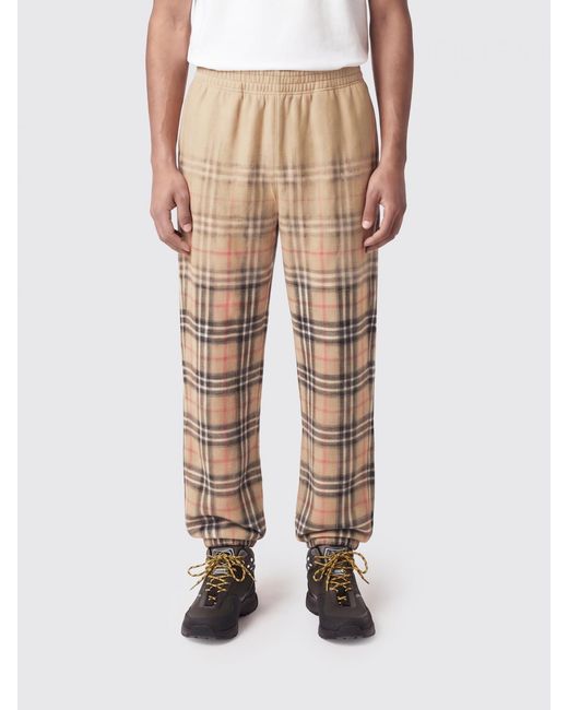 Burberry Natural Jogging Trousers for men