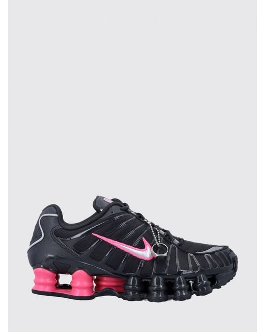 Nike White Shox Tl Mesh And Rubber Sneakers