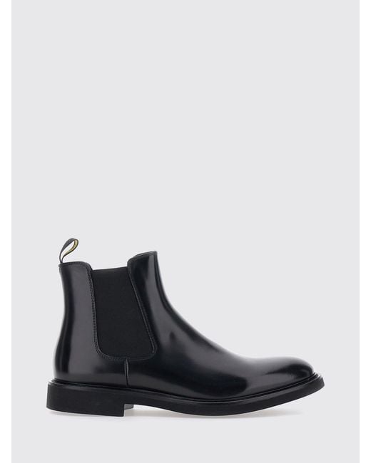 Doucal's Black Boot for men