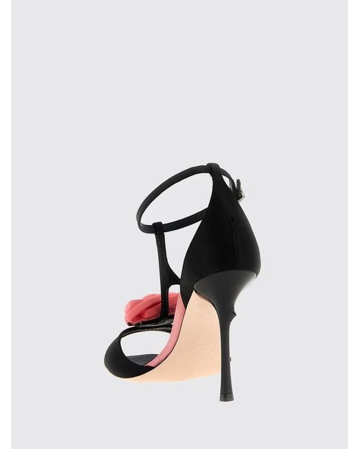 Roger Vivier Black Flat Sandals