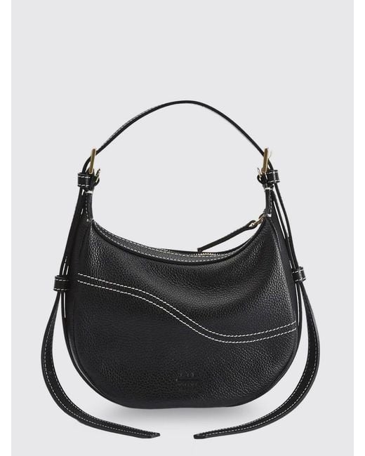Atp Atelier Black Liveri Grained Leather Shoulder Bag