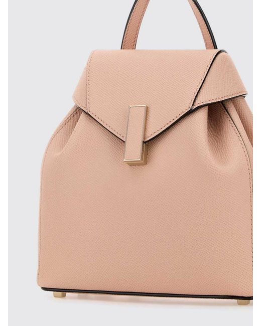 Valextra Natural Iside Grained Leather Backpack