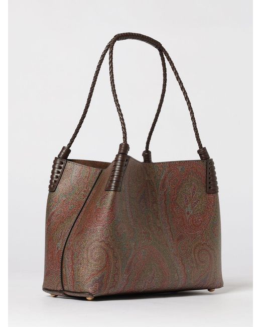 Etro Brown Libra Medium Bag