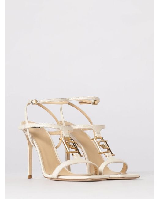 Elisabetta Franchi Natural Leather Sandal