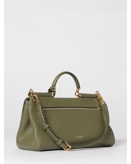 Dolce & Gabbana Green Dolce &Amp Gabbana My Sicily Plongé Leather Bag
