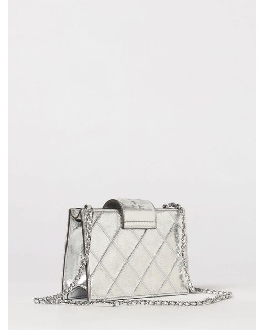 Borsa Fleming di Tory Burch in Gray