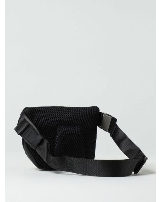 Rains Black Belt Bag for men