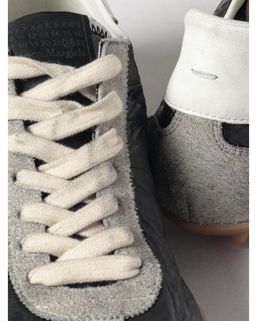Maison Margiela White Sprinter Leather Sneakers for men