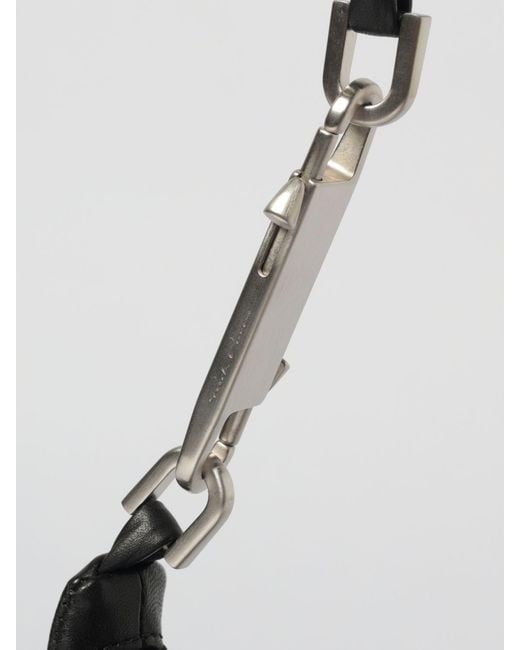 Rick Owens Black Gemini Leather Bag