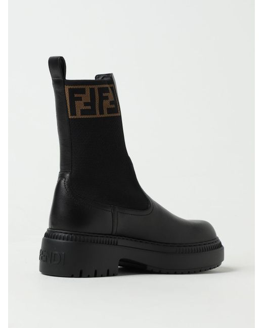 Fendi rockoko top ankle boots