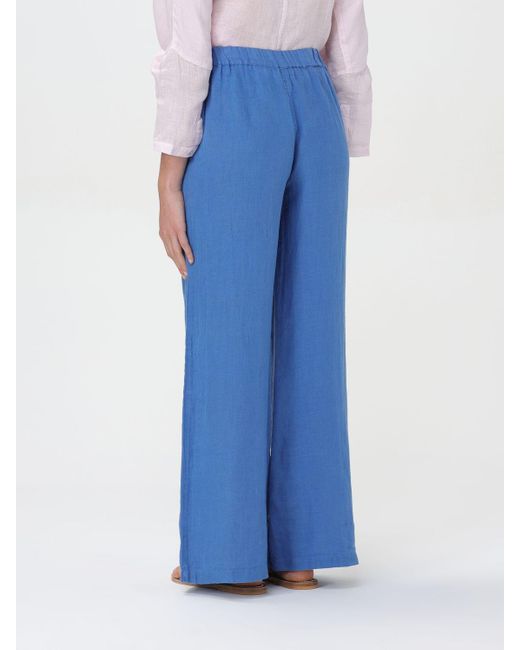 120% Lino Blue Pants