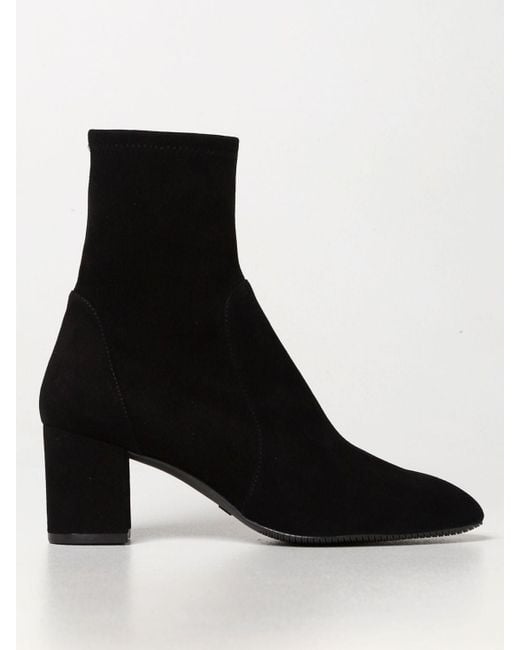 Stivaletto Yuliana di Stuart Weitzman in Black
