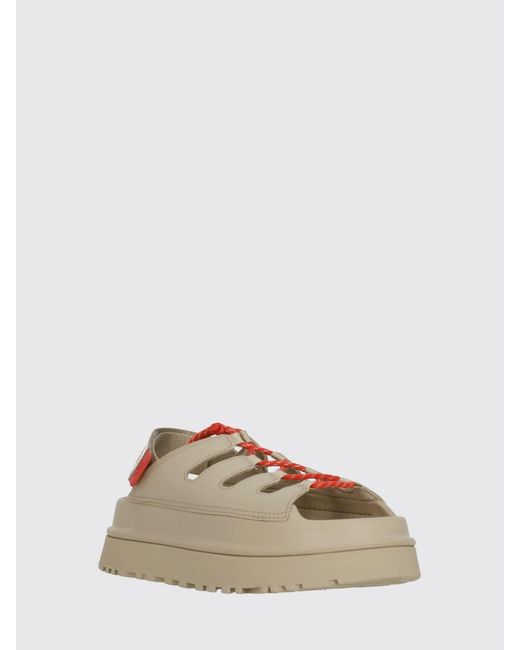 Ugg Natural Goldenglow Toggle Leather And Eva Sandal