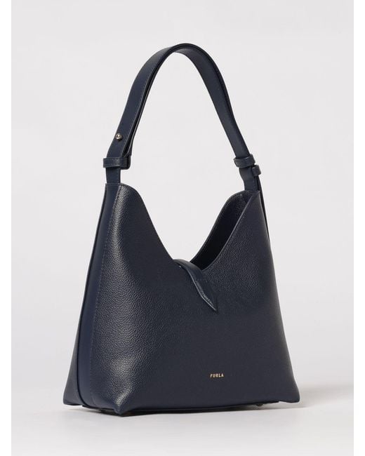 Furla Blue Goccia S Shoulder Bag