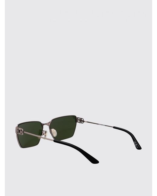 Balenciaga Green Metal Sunglasses