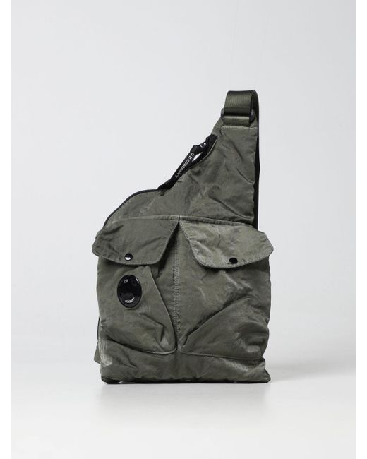 C P Company Gray Shoulder Bag for men