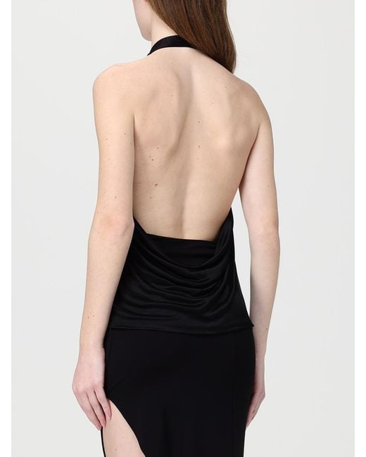 Elisabetta Franchi Black Jersey Top
