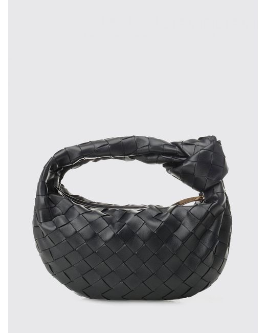 Bottega Veneta Gray Jodie Mini Woven Leather Bag
