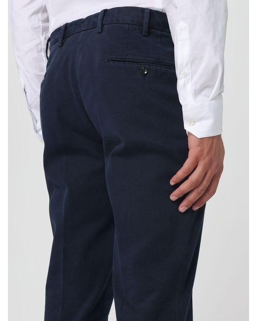 Luigi Bianchi Blue Trousers for men