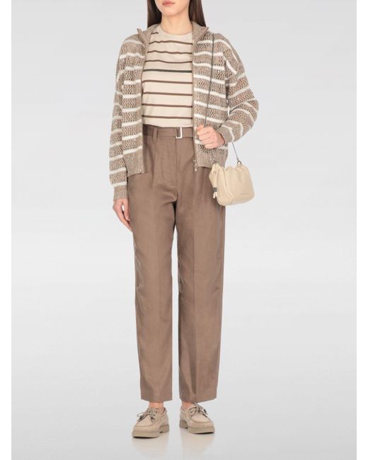 Pantalone di Brunello Cucinelli in Brown