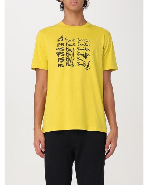 Paul Smith Yellow T-shirt for men