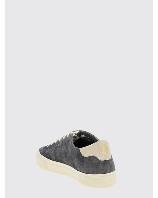 Brunello Cucinelli White Suede Sneakers for men