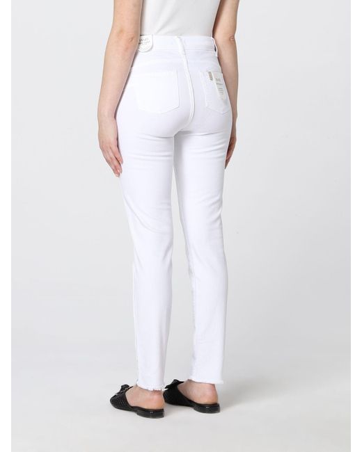 Liu Jo Jeans In Cotton Denim in White 